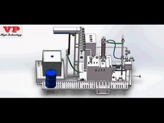 Cilindro de Ibc 200l que decanta a unidade